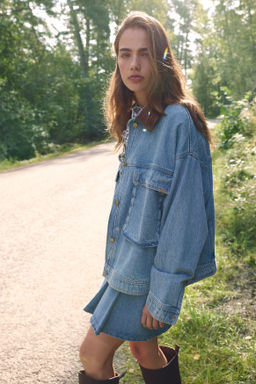 Cazadora vaquera oversize - H&m фото 6