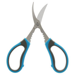 Ножницы кухонные Цапля 19см, с орехоколом, разборные, пластмассовые ручки, цвета микс, в блистере (Китай) - Домашняя мода фото 2