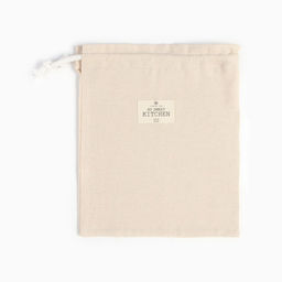 Цена за 2 шт. Мешочек текстильный «Этель» ECO, 27×34 см, 70% хлопок, 30% лён, 190 г/м², молочный
