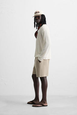 WASHED JOGGER BERMUDA SHORTS - Zara фото 5