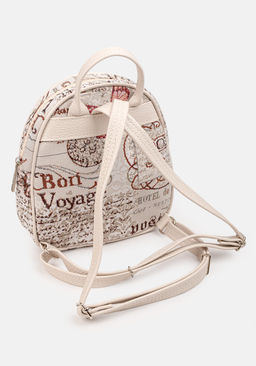 Рюкзак Модель №1466 | гобелен | | бежевый цветной | Почта | 32619 - L-craft фото 6