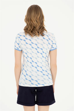 Женская темно-синяя футболка - U.s. polo assn фото 5