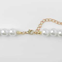 Бусы Олимпия с жемчугом, две нити, цвет золото, 45 см