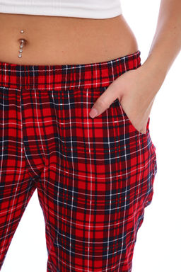 Брюки пижамные женские в клетку