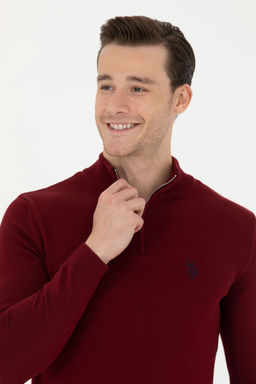 Мужской бордово-красный свитер - U.s. polo assn фото 16