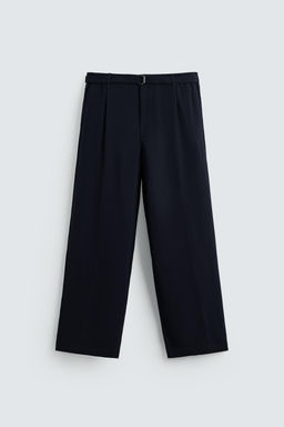 RELAXED FIT TROUSERS WITH BELT - Zara фото 8