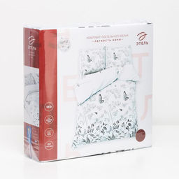 Постельное бельё Этель 2 сп. Легкость ночи 175х215 см, 200х220 см, 70х70 см - 2 шт, 100% хлопок, бязь  фото 10