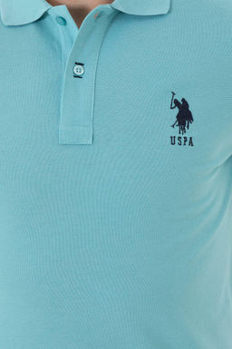Футболка U.S. Polo Assn базовая мятная хлопок  фото 14