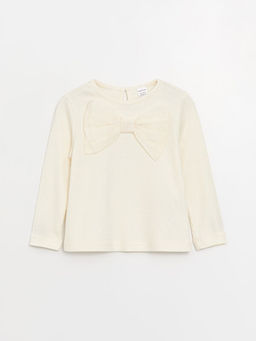 Bisiklet Yaka Basic K?z Bebek Bluz