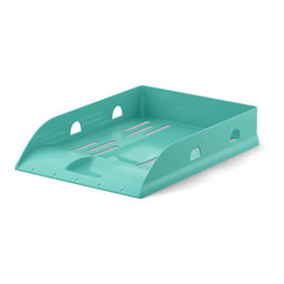 Лоток горизонт. ErichKrause Base Pastel Mint мятный пластик