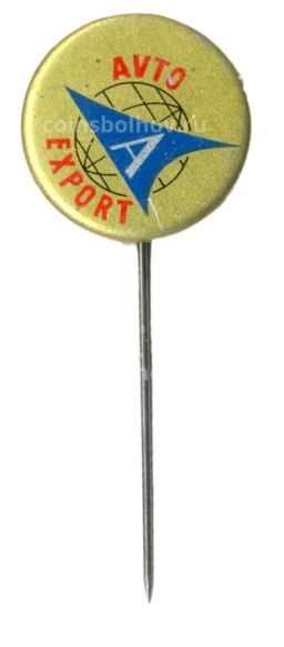 Значок рекламный AVTO EXPORT