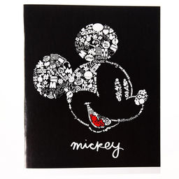 Цена за 5 шт. Тетрадь в клетку 48 л., картонная обложка «Микки Маус»