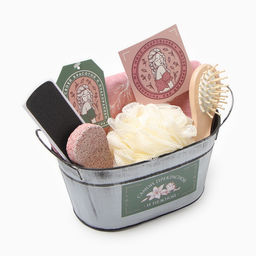 Набор подарочный Этель Lilies, 5 предметов, полотенце, мочалка, расчёска фото 2