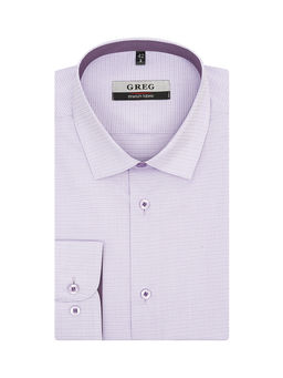 Сорочка мужская длинный рукав GREG 714/237/3453/Z/1 STRETCH  фото 2