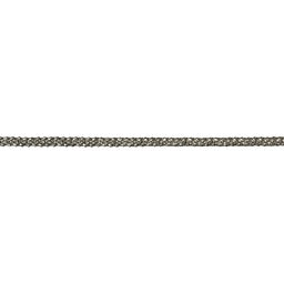 FAYCRAFT Цепочка вязаная декоративная SCJ 3 мм 1 м СК/Распродажа под гематит/под серебро
