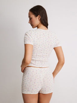 Infinity / Футболка жен. Sevilla молочный принт - Infinity Lingerie фото 2