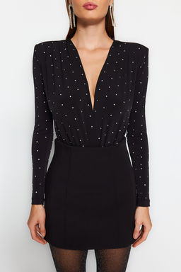 TRENDYOLMILLA Siyah Tasl? Vatkal? Orme Body TPRAW24BD00043  фото 4