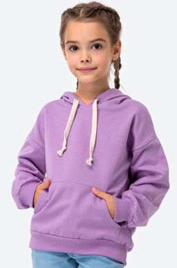 Толстовка для девочки из футера с микроначесом Bonito  фото 2