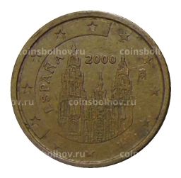 2 евроцента 2000 года Испания