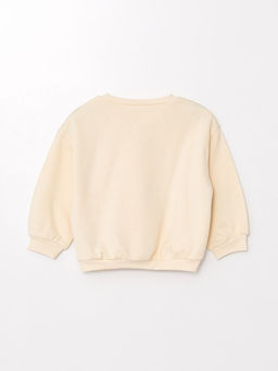 Bisiklet Yaka Bask?l? K?z Bebek Sweatshirt - Waikiki фото 2