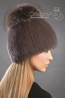 Шапка Лыжница норка аврора
