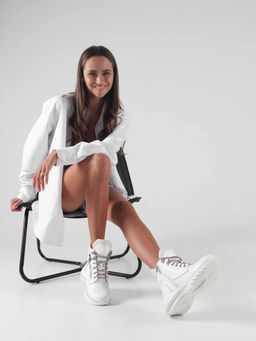 Ботинки 261.uno2w.Белый бежевый/Мех