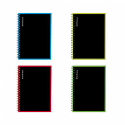 Цена за 12 шт. Тетрадь общая ученическая на спирали ErichKrause Accent, А4, 120 листов, клетка, ламинация глянцевая, структурное тиснение лён  фото 2