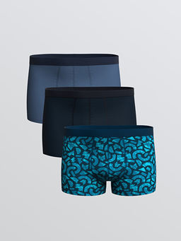 Standart Kal?p Pamuklu Esnek Erkek Boxer 3l?