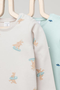 К 6342-2уп/серфинг,маленькие кораблики набор полукомбинезон (боди) яс - Crockid фото 3