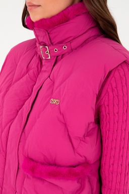 Женский жилет цвета фуксии - U.s. polo assn фото 7