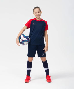 Футболка игровая JOGEL CAMP Reglan Jersey, темно-синий/красный, детский