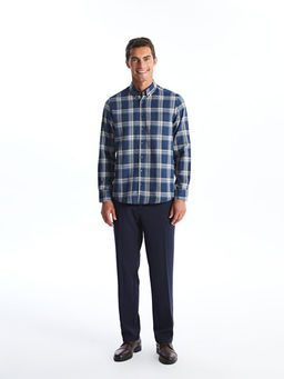 Regular Fit Uzun Kollu Ekose Erkek G?mlek