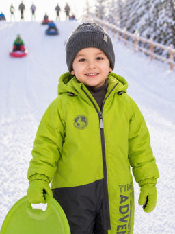 Комбинезон детский еврозима салатовый - Arctic kids фото 2