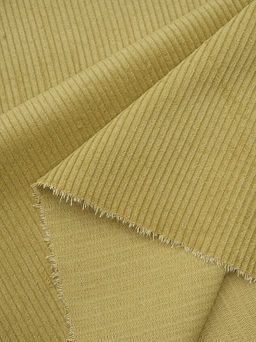 Вельвет цв.Оливково-желтый, ш.1.5м, хлопок-100%, 315гр/м.кв - Купава фото 2