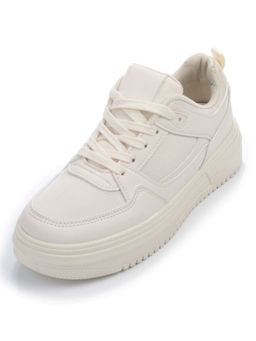 05-6180-61 BEIGE Кроссовки женские (искусственные материалы) - No name фото 2