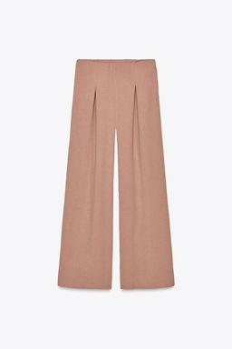 LOOSE-FITTING DARTED TROUSERS - Zara фото 11