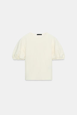 TOP MANGA ABULLONADA / Crudo - Zara фото 8