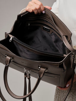 Сумка саквояж Schatz 40768 тауп