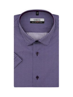 Сорочка мужская короткий рукав GREG 713/201/3224/Z/1  фото 2
