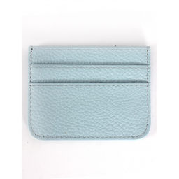 Обложка пропуск/карточка/проездной Croco-вк-210 натуральная кожа голубой св флотер (20) 264330