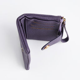 Кошелёк на кнопке, цвет фиолетовый - Simaland фото 6