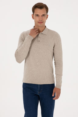 Erkek Slim Fit Polo Yaka Ta_ Melanj Basic Kazak - U.s. polo assn фото 8