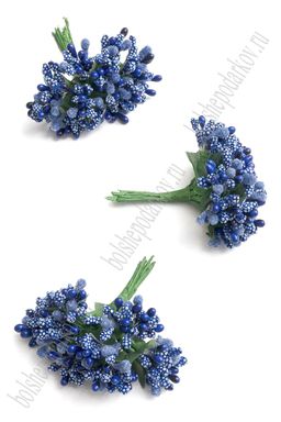 Тычинки с сахарными вставками (144 шт) SF-2276, синий