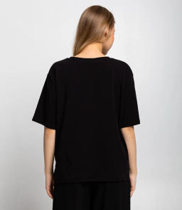 Футболка #КТ8130, чёрный - Dommod фото 3