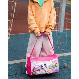 Сумка спортивная на молнии, наружный карман, цвет розовый - NAZAMOK KIDS фото 8