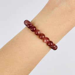 Браслет из Клубничного кварца