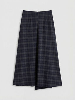 Beli Kemerli Ekose A Kesim Etek