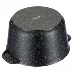 Кастрюля с антипригарным покрытием Cosmo 5,8л, д17,5см, h28см, s3,8мм, дно s4,5мм, стеклянная крышка с пароотводом, эргономичная ручки, литой алюминий, цветная коробка, Regent (Китай) - Домашняя мода фото 4