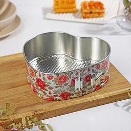 Набор форм для выпечки Доляна «Розарий», 3 предмета: d=17/21/24 см, съёмное дно