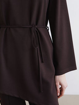 Bisiklet Yaka Kad?n Sweatshirt Tunik